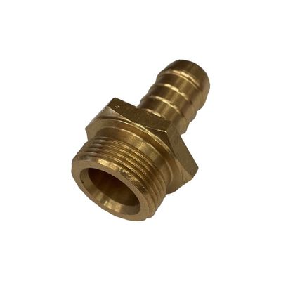 Brass Fitting Holley Fuel Bowl 1/2" (12.7mm) Hose Tube End to 7/8"x20 Thread