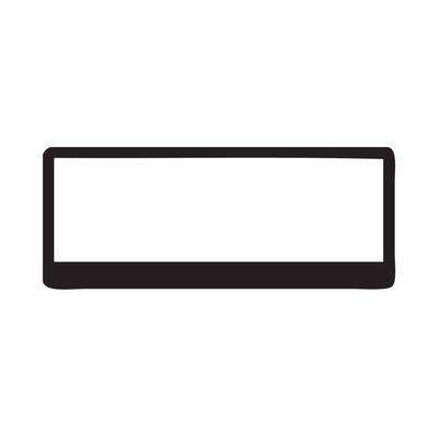 SINGLE Black Polymer Number Plate Frame. Suits a 6 Digit Number Plate SINGLE Black Polymer Number Plate Frame. Suits a 6 Digit Number Plate