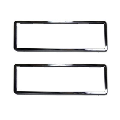 PAIR Chrome Polymer Number Plate Frames. Suits 6 Digit Number Plates PAIR Chrome Polymer Number Plate Frames. Suits 6 Digit Number Plates