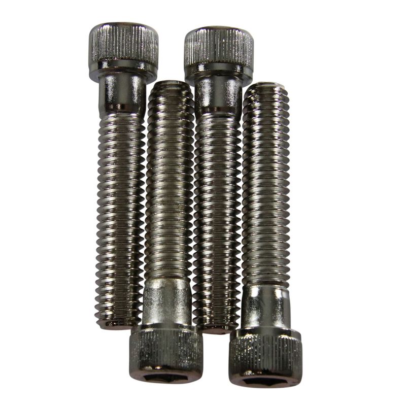 Bolt Set 3/8-16" x 2" Long Chrome Socket Head Set 4