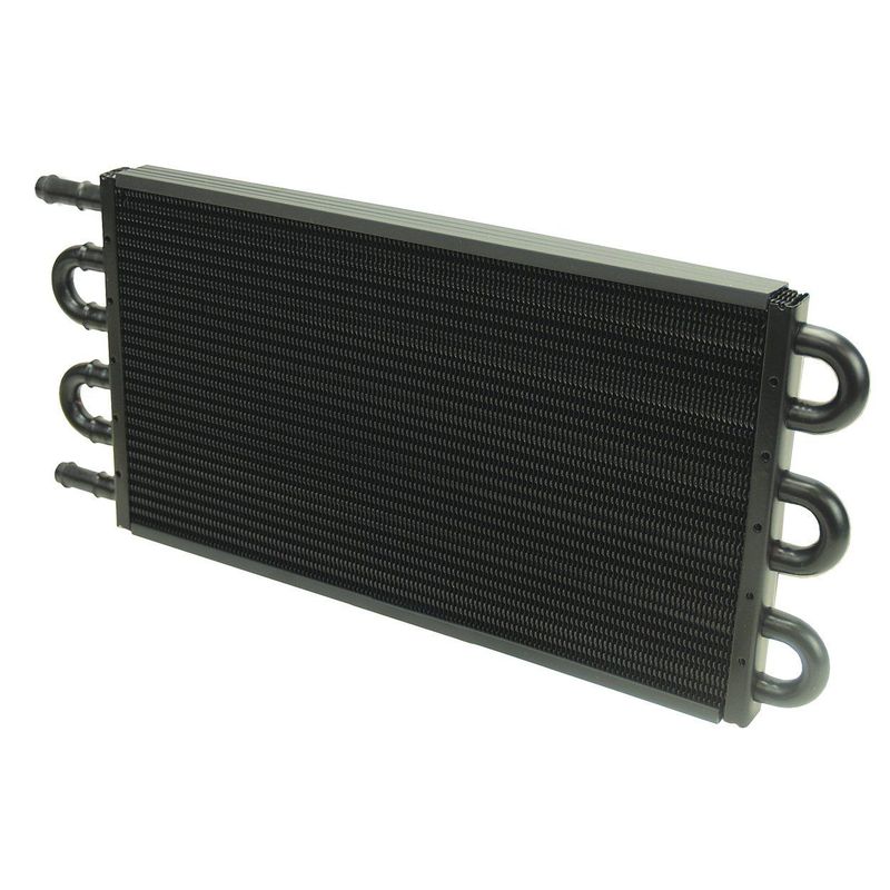 Derale 6 Pass Serie 7000 Aluminum/Copper Replacement Engine Oil Cooler 15302