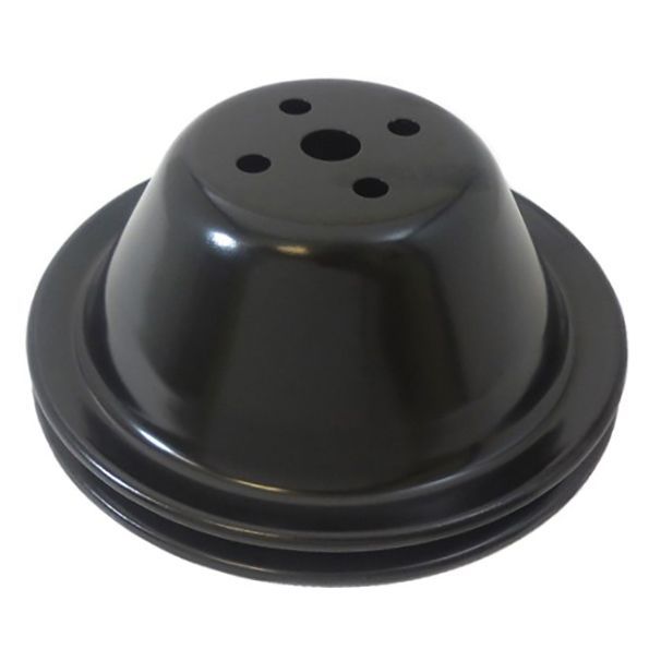 Pulley Water Pump Single Groove Swp Black Steel Small Block Chevrolet 265-400