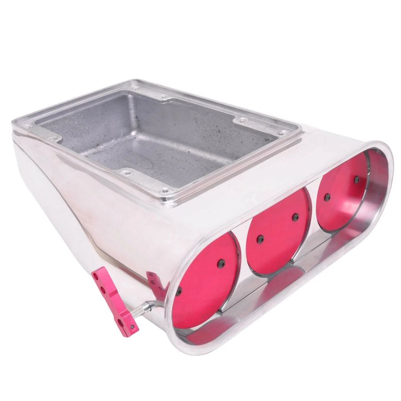 Finned Street Air Scoop Aluminum Single Carburetor 4BBL