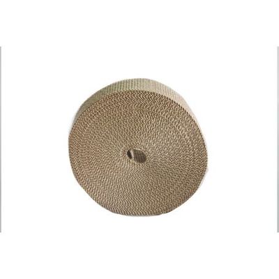 Fawn Coloured Exhaust Wrap 25mm(1") Wide x 30mt(100ft) Roll 650'C Continuous