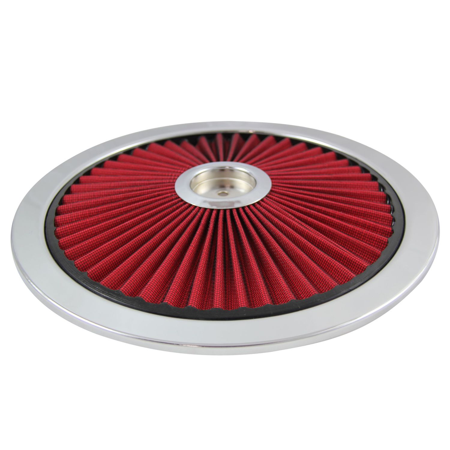 Extraflow Red Element Chrome Air Filter 14 Extraflow Red Element Chrome Air Filter 14" Top Cotton Pleated