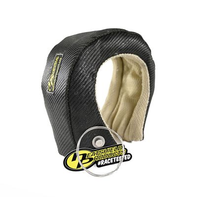Stealth Turbo Shield T4 flange - Carbon Fibre Black (982c)