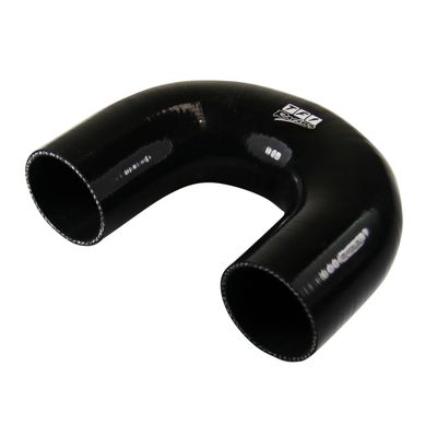 Silicone Hose Black 190 Deg Elbow 57mm (2.25") ID, 50mm Leg Length