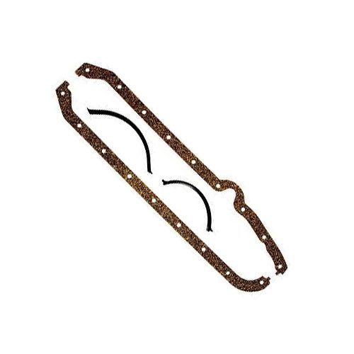 Oil Pan Gasket Set Chevrolet Sm Block V8 1955-1979 (Fibre & Black Neoprene) Oil Pan Gasket Set Chevrolet Sm Block V8 1955-1979 (Fibre & Black Neoprene)