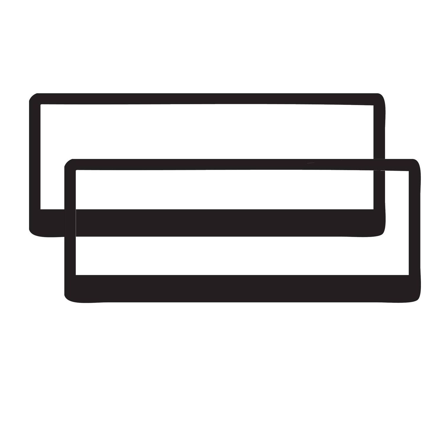 PAIR Black Polymer Number Plate Frames. Suits 6 Digit Number Plates PAIR Black Polymer Number Plate Frames. Suits 6 Digit Number Plates