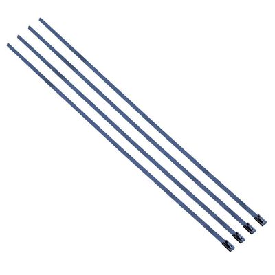 Exhaust Wrap Stainless Steel Locking Ties 200mm (8 Inch) Long Heavy Duty Qty 4