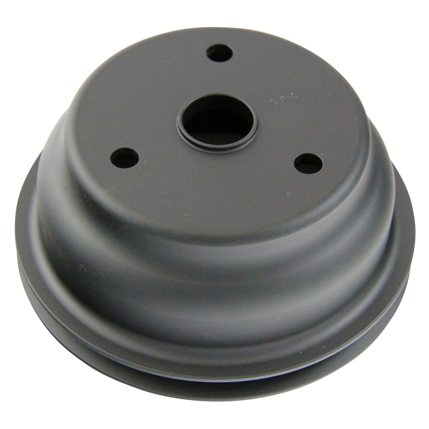 Pulley Crankshaft Single Groove Lwp Black Alloy Small Block Chevrolet 265-400