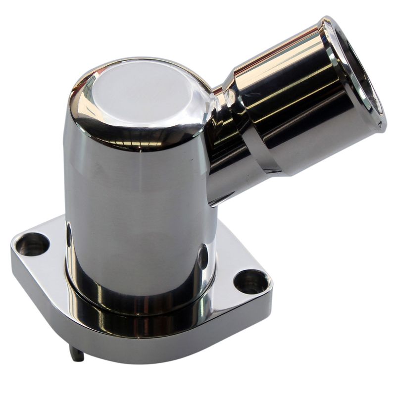 Water Neck Chevrolet LS 1997-03 Polished Alloy 45 Degree Swivel Style