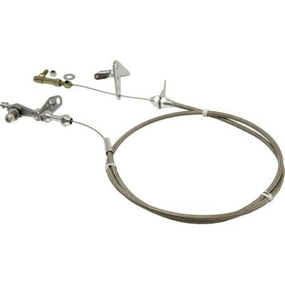 Kickdown Assembly Chrysler 727 Braided Stainless 24 Inch Long Kickdown Assembly Chrysler 727 Braided Stainless 24 Inch Long