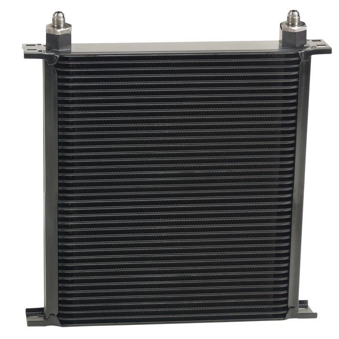 Stack Plate Oil/Transmission Fluid Cooler 40 Row Design Core-6AN Male Outlet