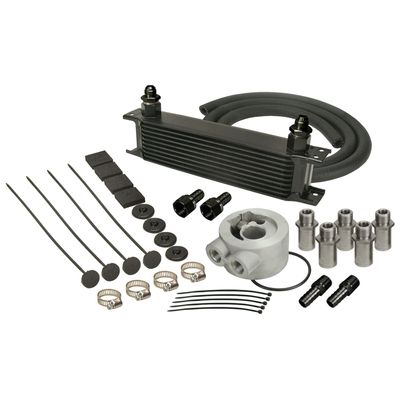 Derale Stack Plate 10 Row Engine Cooler Kit inc Universal Sandwich Adapter 15602 Derale Stack Plate 10 Row Engine Cooler Kit inc Universal Sandwich Adapter 15602