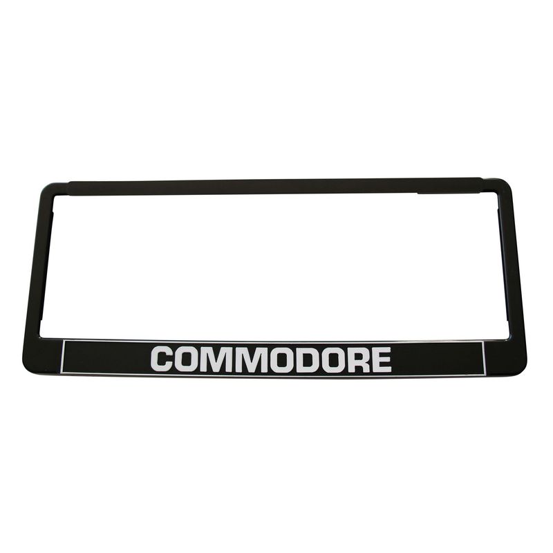 SINGLE Commodore Polymer Number Plate Frame. Suits a 6 Digit Number Plate