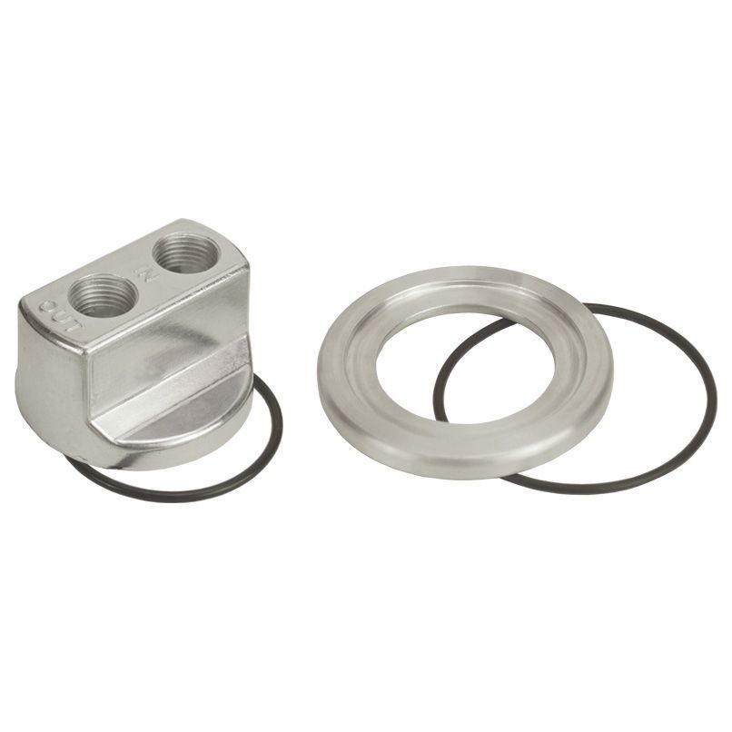 Derale Engine Oil Filter Spin On Adaptor By Pass Thread 13/16-16 Holden 15705