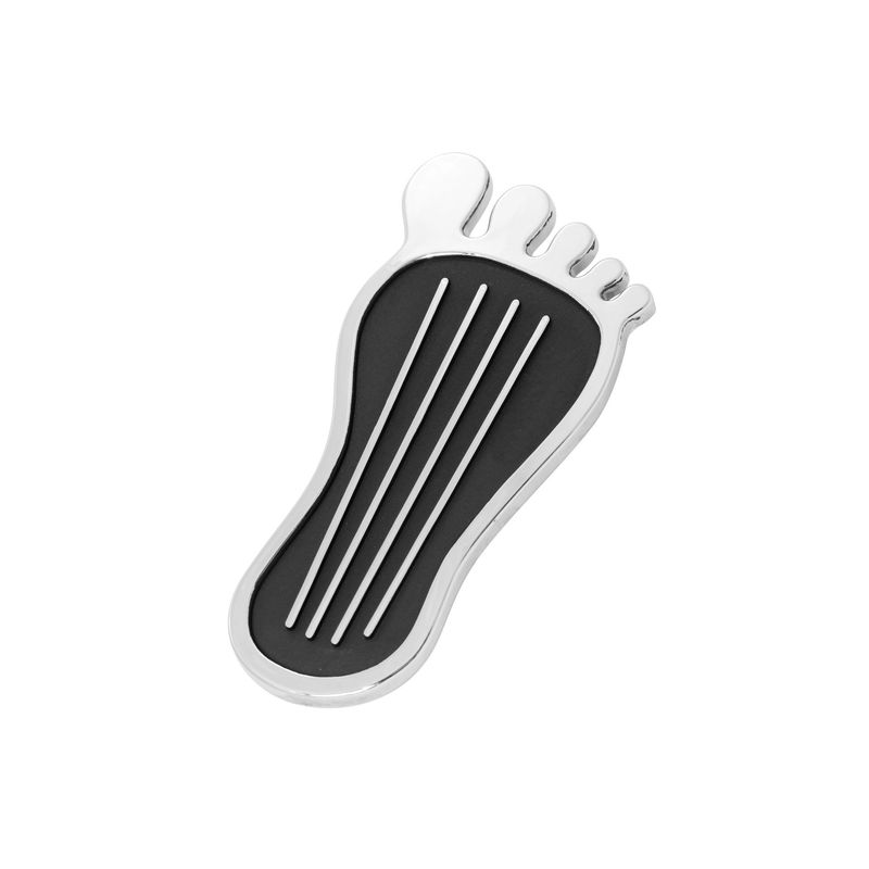 Accelerator Gas Pedal Barefoot Surfer Style Chrome with Black Accelerator Gas Pedal Barefoot Surfer Style Chrome with Black