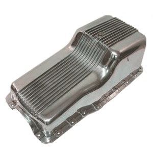 Oil Pan Ford Windsor 260-289-302 V8 Front Sump 1962-82 Polished Alloy Finned