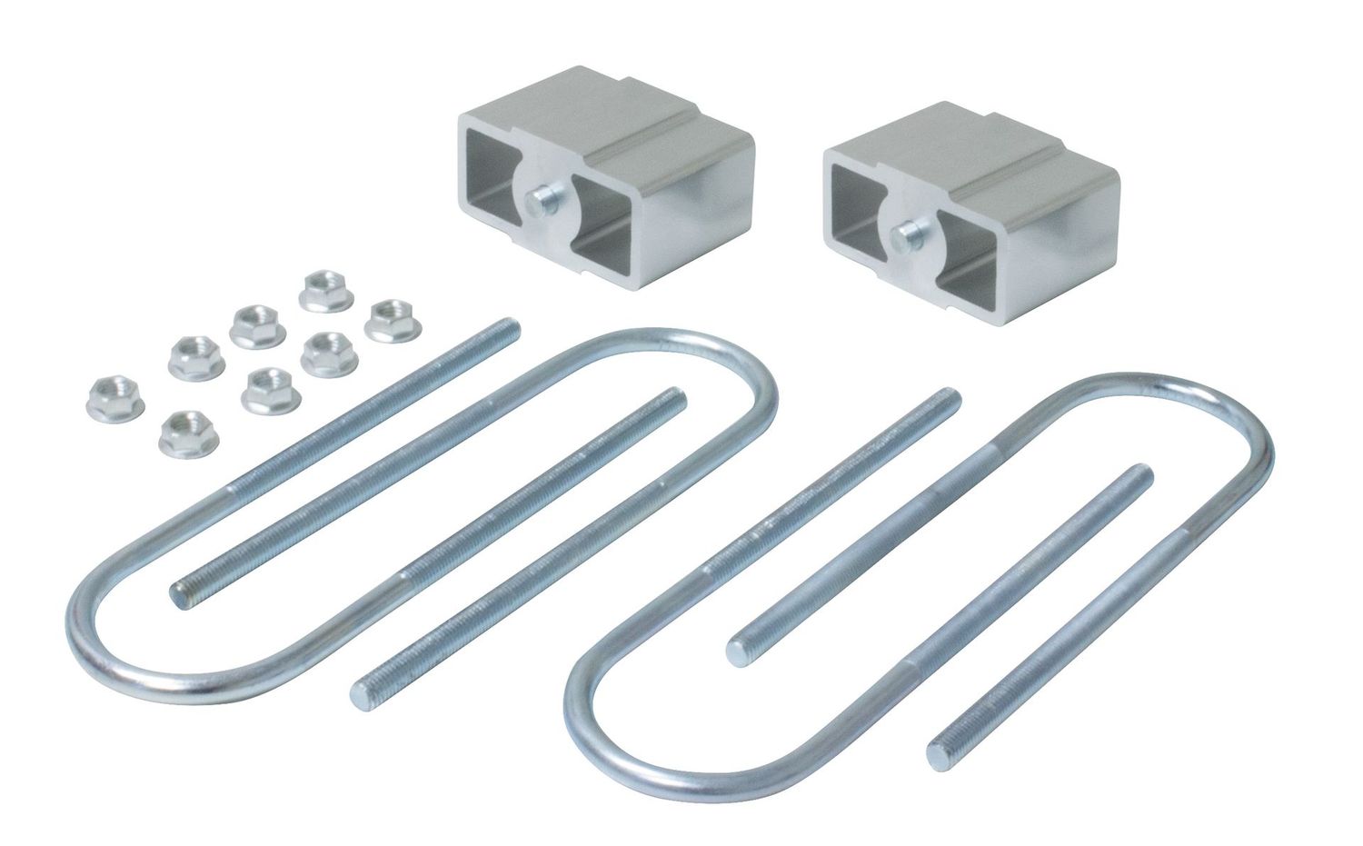 Lowering Block Kit 3" (75mm), 32mm Locating Pins, 75mmx12mm Ubolts - Ford Falcon 6 Cyl / Fairlane 6 Cyl / Fairmont 6 Cyl / LTD 6 Cyl / Mustang 6 Cyl 70mm Axle