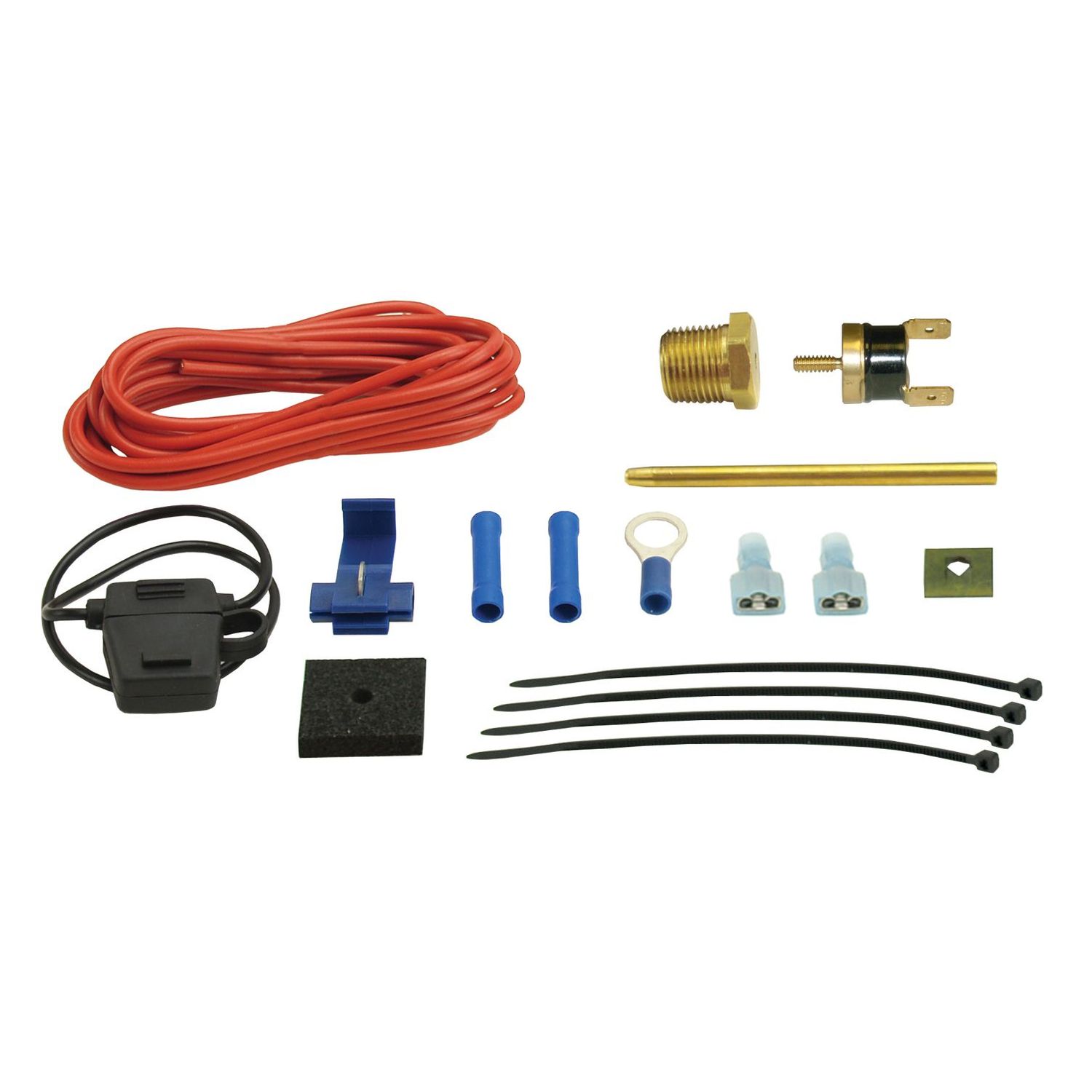 Derale Thread/Push In Fan Switch kit 180 Degree 15Amp Max Capacity 18735 Derale Thread/Push In Fan Switch kit 180 Degree 15Amp Max Capacity 18735