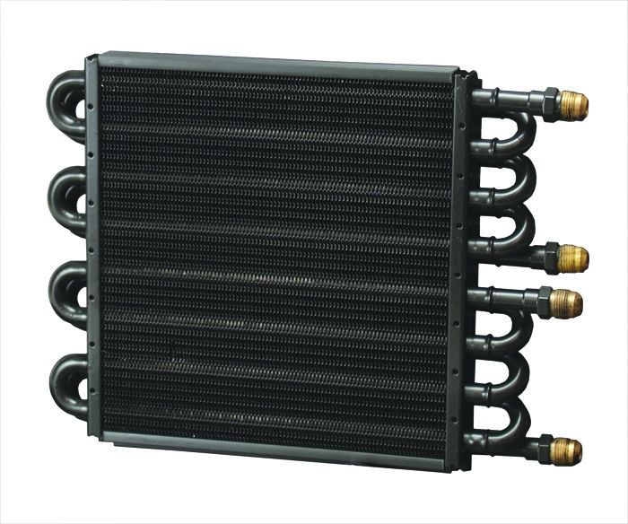 Derale 8 & 8 Dual Pass Fluid Cooler 13-15/16 Derale 8 & 8 Dual Pass Fluid Cooler 13-15/16"x10-1/2"x1-3/4" -8AN 15301
