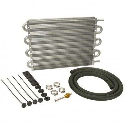 Derale 10 Pass 15-1/4 Derale 10 Pass 15-1/4"x10-1/4"x3/4" Aluminum Transmission Cooler Kit 12904