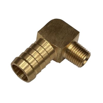 Brass Male Elbow Tail Fitting 5/8 Brass Male Elbow Tail Fitting 5/8" (15.9mm) Hose Tube End to X 1/2" (21mm) BSP