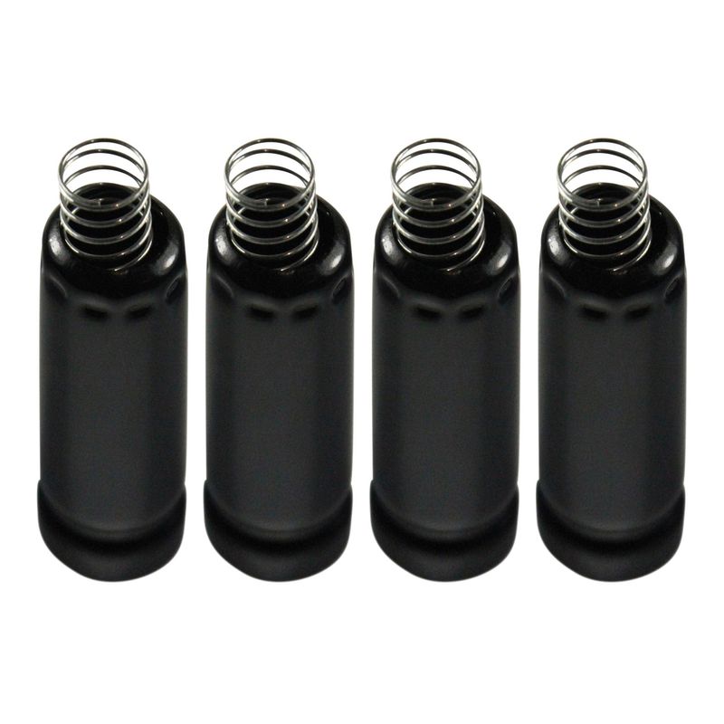 Aluminium Spark Plug Insulation Boot Heat Shield Protector Black-Pack 4 OEM