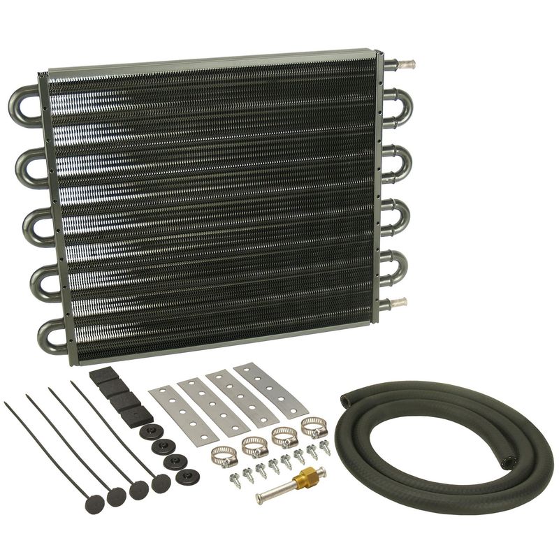 Derale Transmission Cooler Kit 22500 lbs GVW 16-5/8" x 12-5/8" x 3/4" 13105