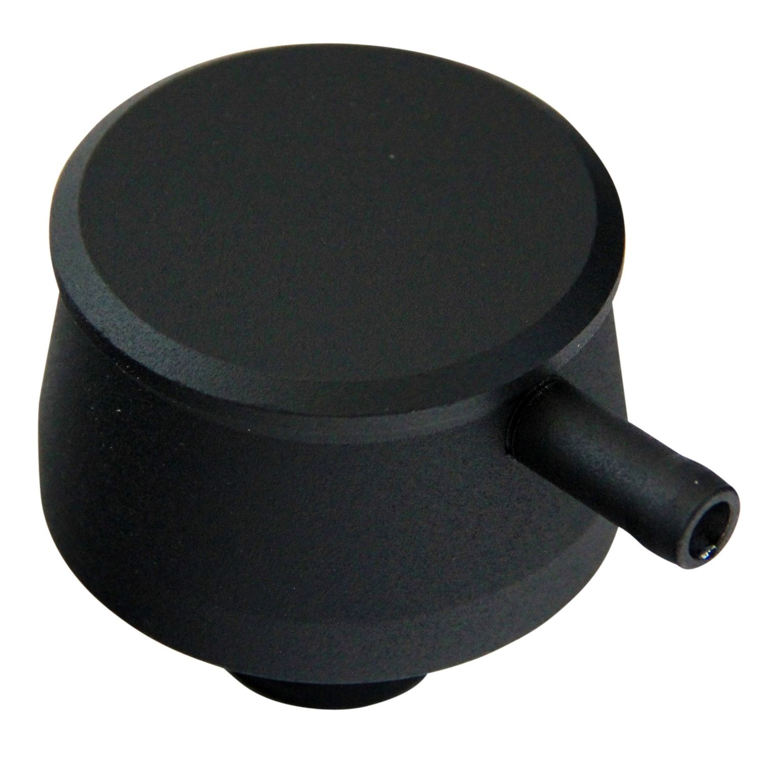 Valve Rocker Cover Breather Cap Push In 1"(25mm) Neck Alloy Black Smooth with Pcv