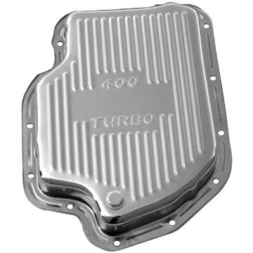 Transmission Pan GM Turbo 400 OEM 2" Depth Chrome Steel Finned fit Holden