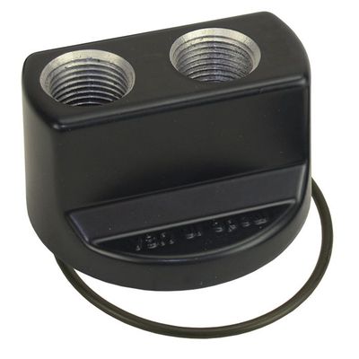 Premium Engine Spin On Adapter with -10AN O-ring Ports, 3/4"-16 Engine Thread