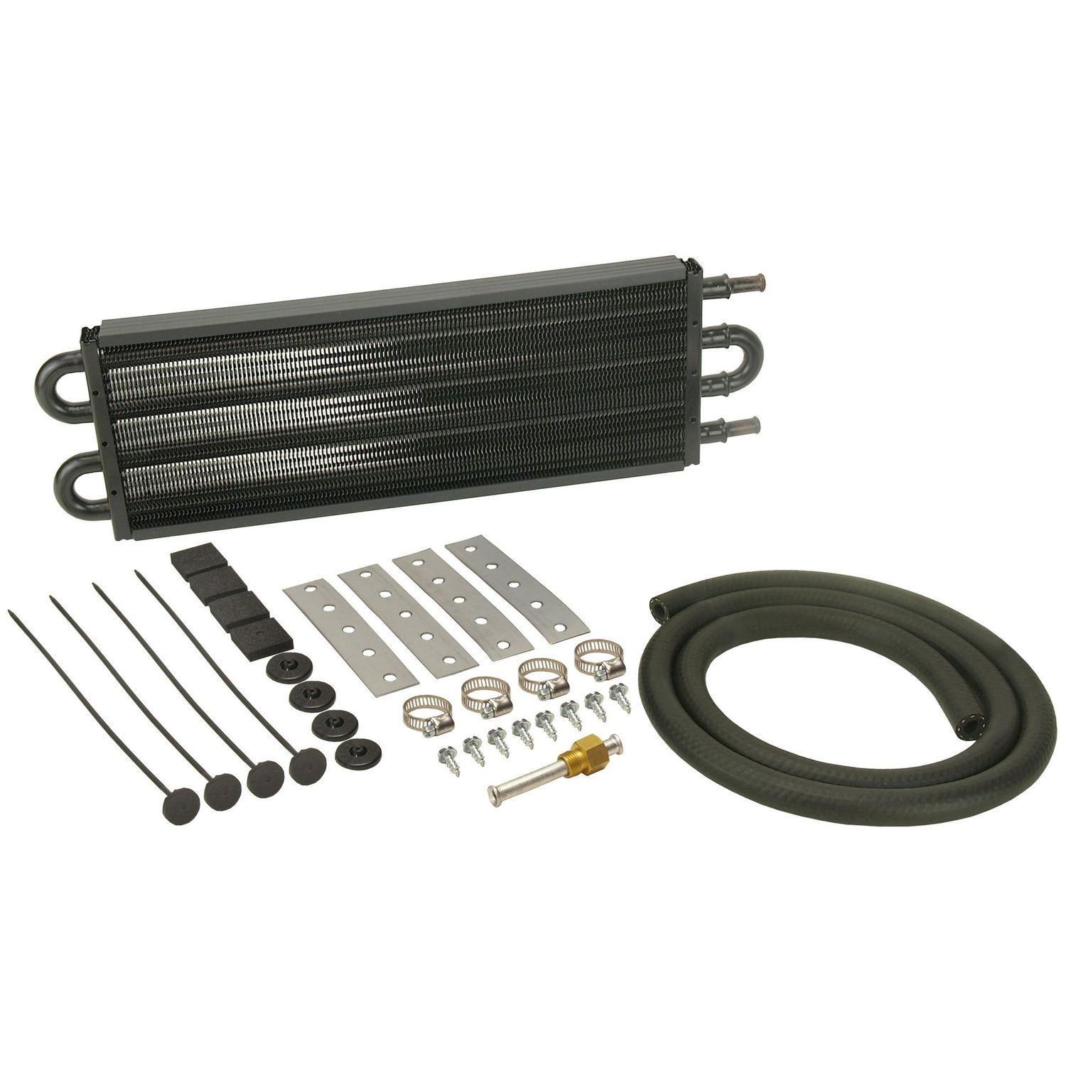 Derale Transmission Cooler Kit 14000 lbs GVW 5-1/8 Derale Transmission Cooler Kit 14000 lbs GVW 5-1/8" x 16-5/8" x 3/4" 13102