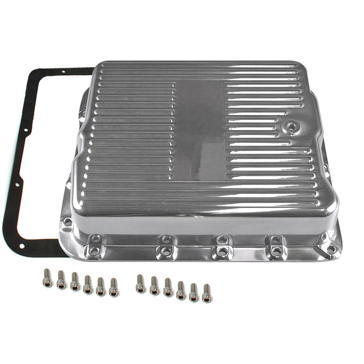Transmission Pan GM Turbo 700R4/4L60/4L60E-extra Capacity Polished Alloy