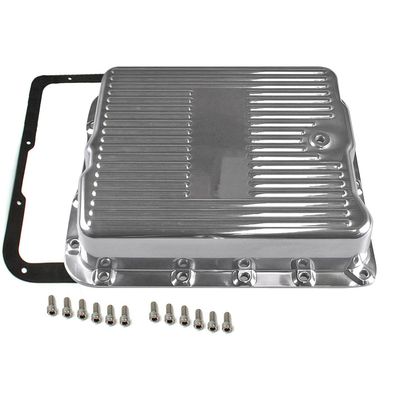 Transmission Pan GM Turbo 700R4/4L60/4L60E-extra Capacity Polished Alloy Transmission Pan GM Turbo 700R4/4L60/4L60E-extra Capacity Polished Alloy