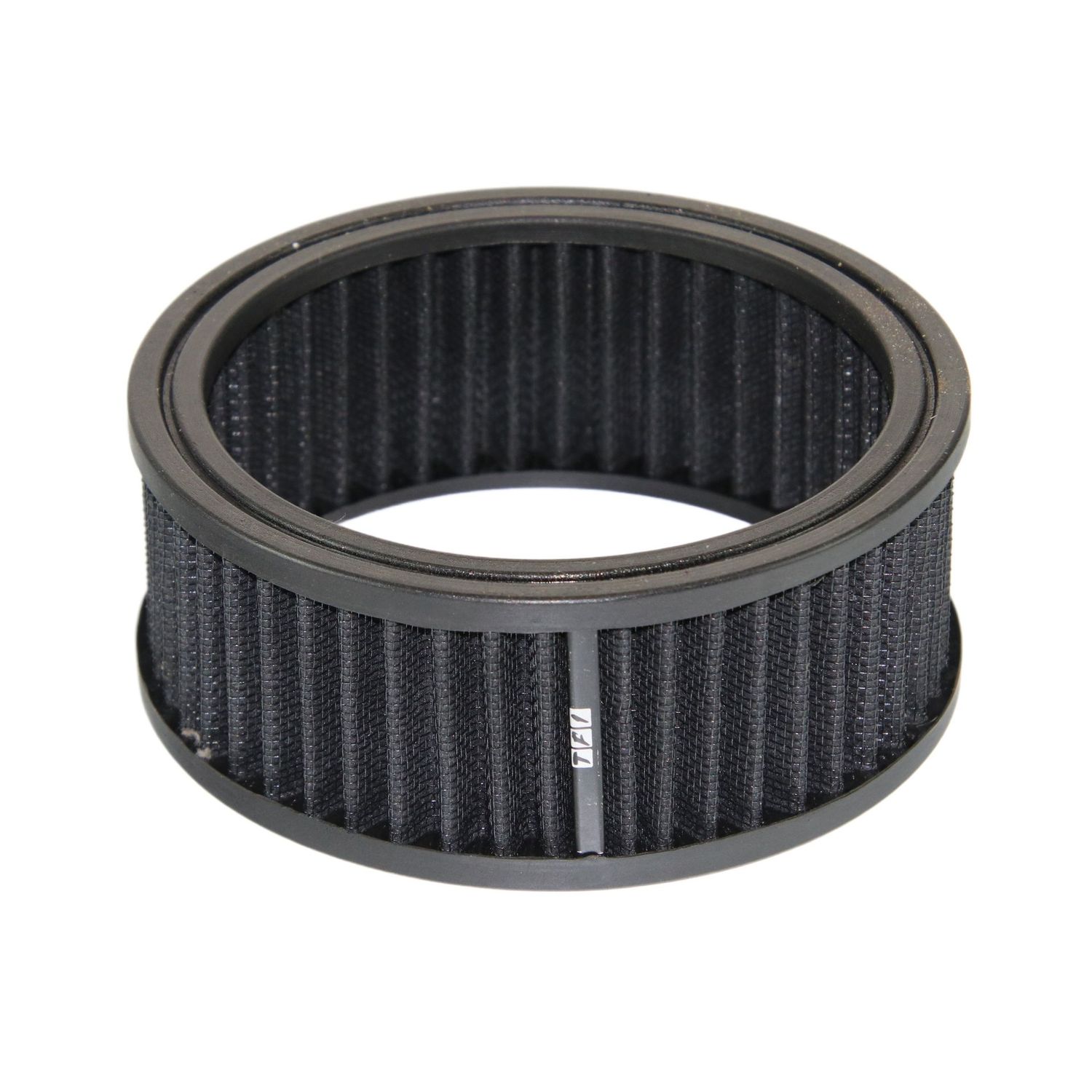 Air Cleaner Filter Element Black 6-3/8"Inch Wide 2.5"Inch Tall Round Cotton