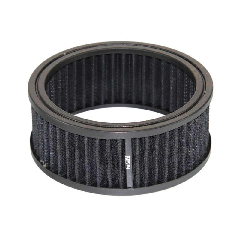 Air Cleaner Filter Element Black 6-3/8"Inch Wide 2.5"Inch Tall Round Cotton
