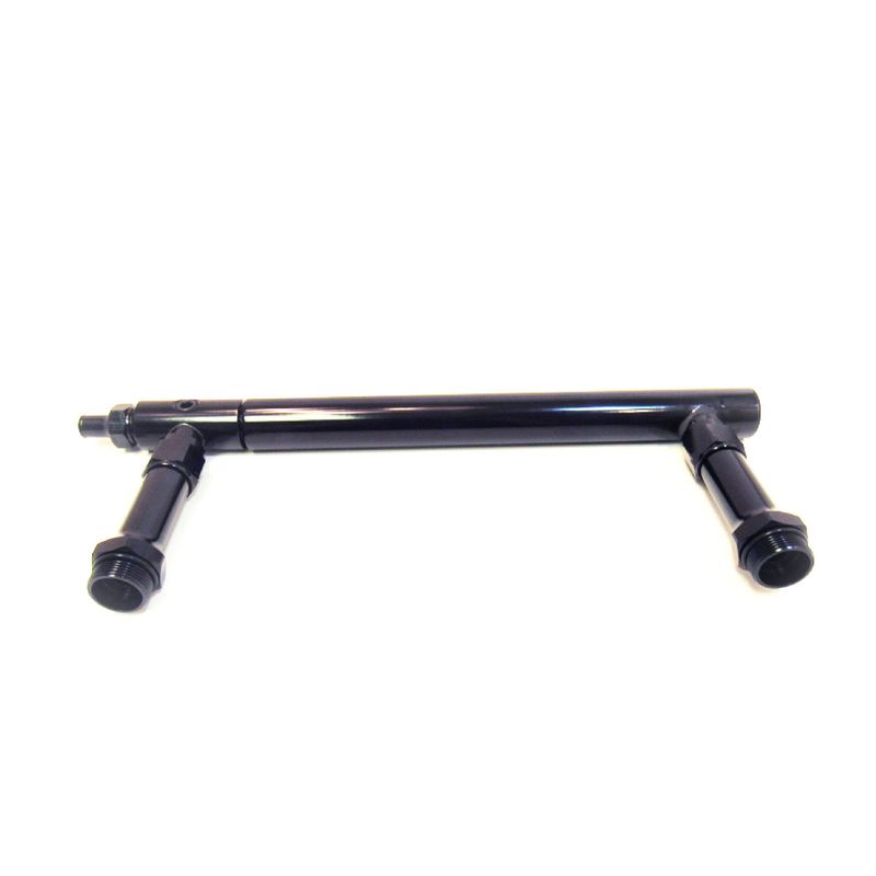 Holley Carburettor 4150 Double Pumper Fuel Line Billet Black Fuel Log Holley Carburettor 4150 Double Pumper Fuel Line Billet Black Fuel Log