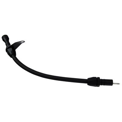 Transmission Dipstick Tube GM Turbo 350 Bell Housing Mount Flexible Black Braid Transmission Dipstick Tube GM Turbo 350 Bell Housing Mount Flexible Black Braid