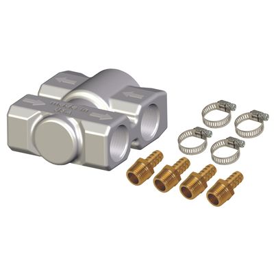 Derale Billet Style Aluminum Fluid Control Thermostat with 1/2" NPT Ports 15719