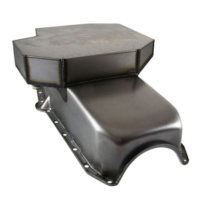 Oil Pan Sump Chevrolet Small Block 283-350-400 Champ Racing Style Raw