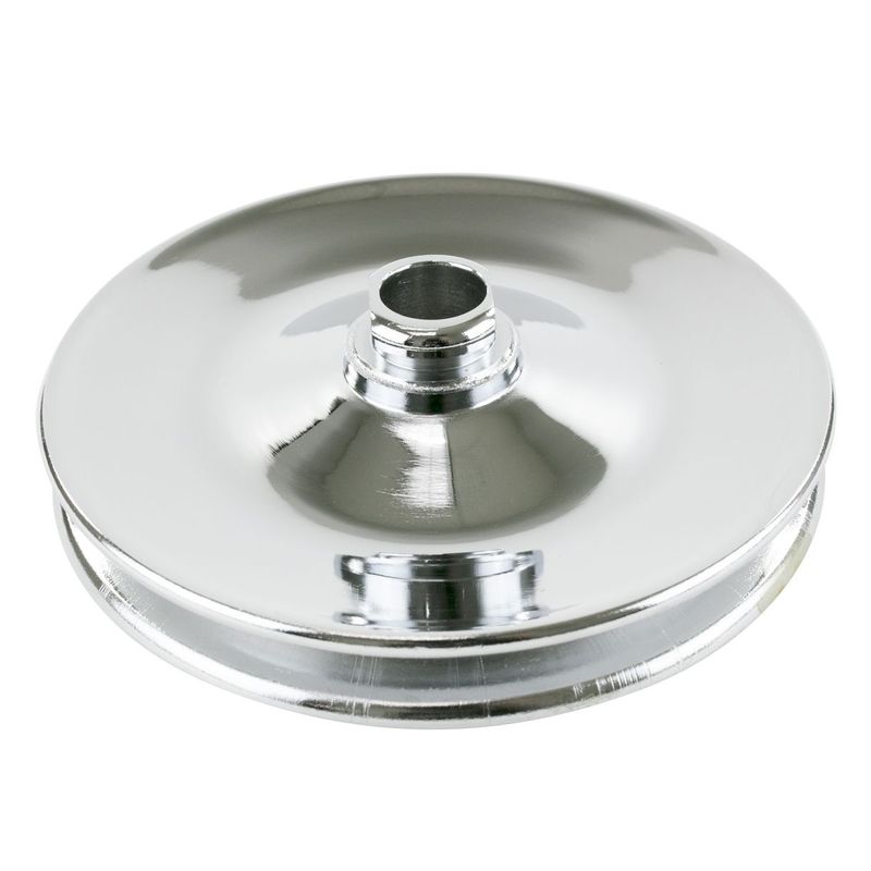Pulley GM Power Steering Pump Single Groove Chrome Steel 3/4" Shaft