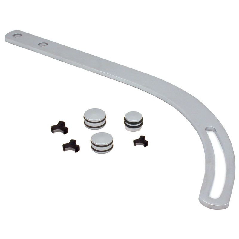 Alternator Bracket Upper Long Arm Chevrolet Small Block V8 Swp Chrome Plated