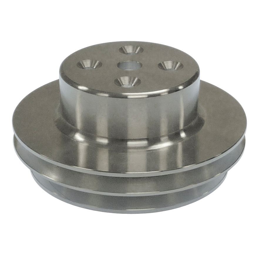 Pulley Water Pump Double Groove Lwp Polished Alloy Big Block Chevrolet 396-454 Pulley Water Pump Double Groove Lwp Polished Alloy Big Block Chevrolet 396-454