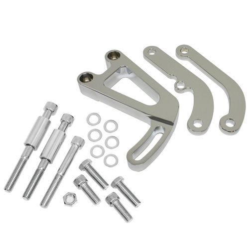 Power Steering Pump Chromed Aluminium Bracket Kit Chevrolet Sm Block Lwp Power Steering Pump Chromed Aluminium Bracket Kit Chevrolet Sm Block Lwp