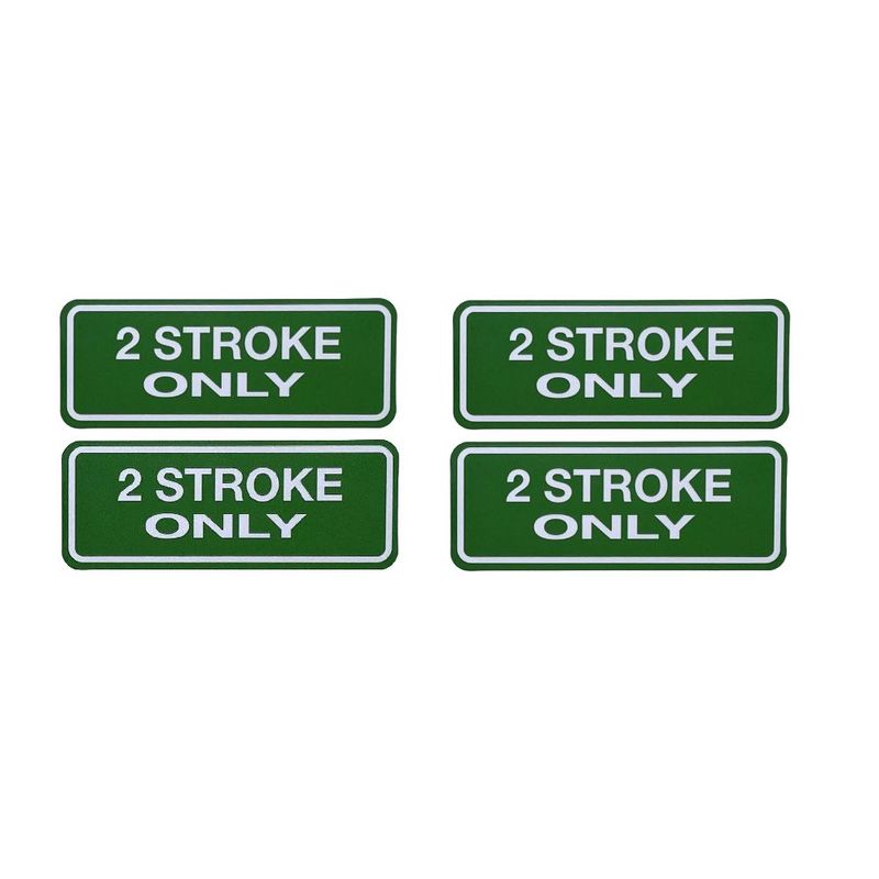 '2 Stroke Only' Decal Set - Small