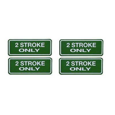 '2 Stroke Only' Decal Set - Small