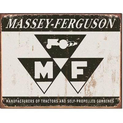 Massey-Ferguson MF Metal Sign Reproduction 41cm x 32cm Massey-Ferguson MF Metal Sign Reproduction 41cm x 32cm