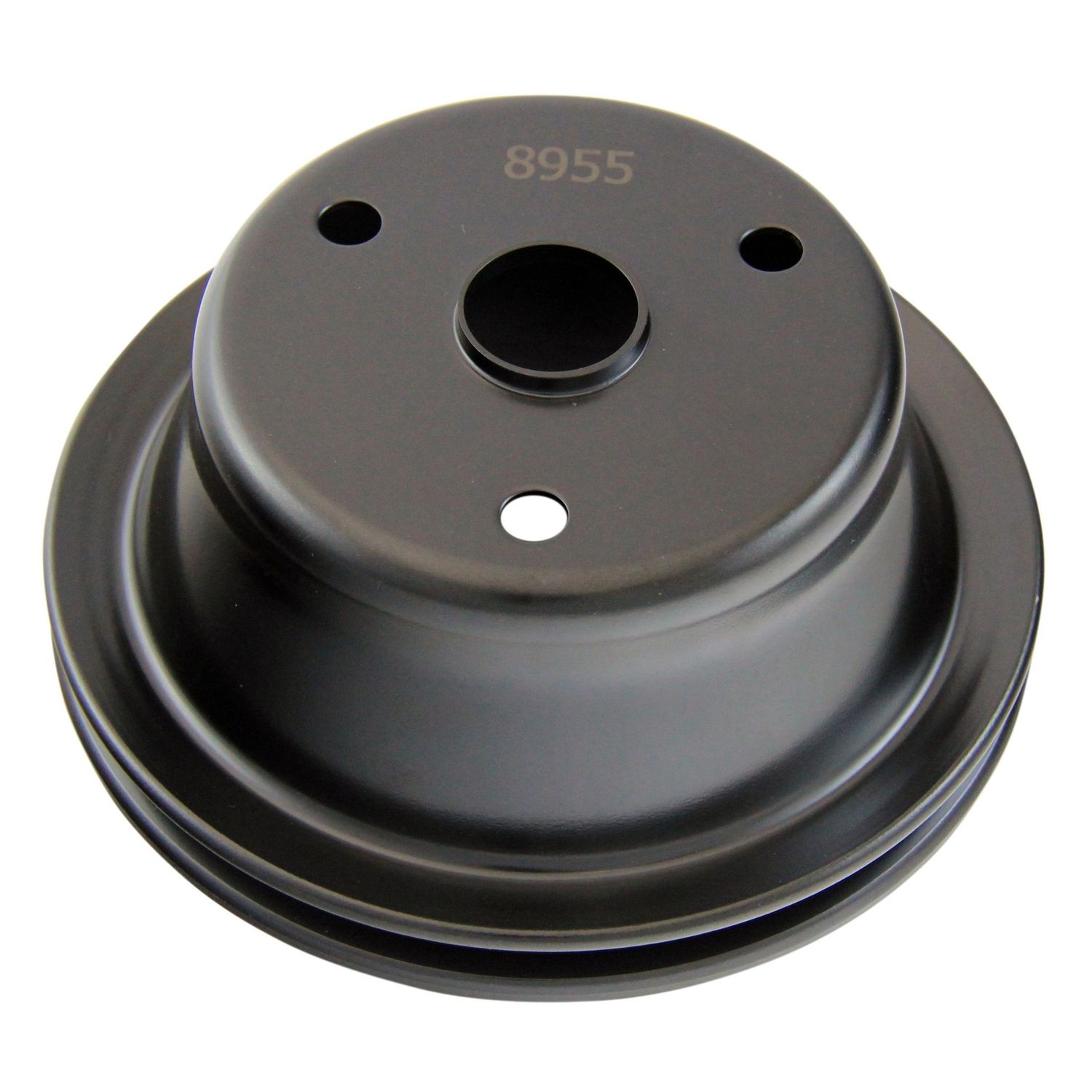 Pulley Crankshaft Single Groove Lwp Black Steel Small Block Chevrolet 265-400 Pulley Crankshaft Single Groove Lwp Black Steel Small Block Chevrolet 265-400